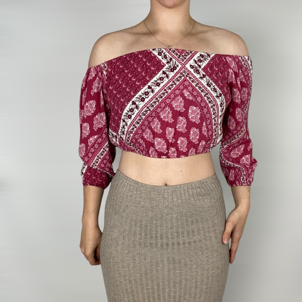 SHOW ME YOUR MUMU Lima Scrunch Off The Shoulder